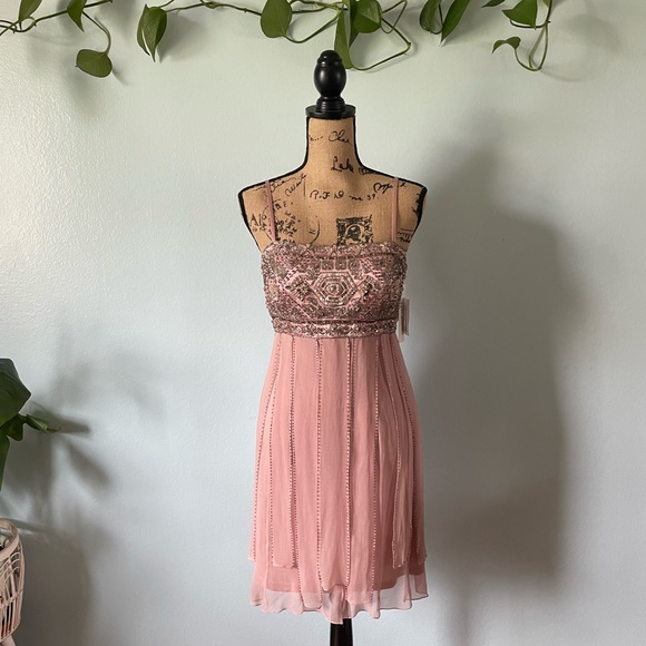 Sue Wong Sequin Flapper Formal Beaded Dress Size 6 NWT - Picture 2 of 15